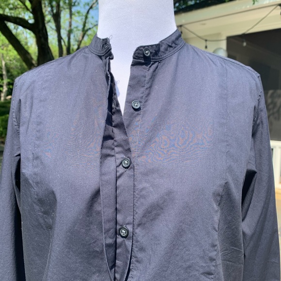 NWT GAP Navy Classic Tunic Top NEW Button Down Front Small S - Picture 5 of 8